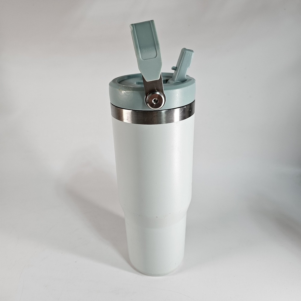 Stanley MIST The IceFlow Flip Straw Tumbler 30oz Light Blue Insulated Cup Handle - Picture 4 of 10